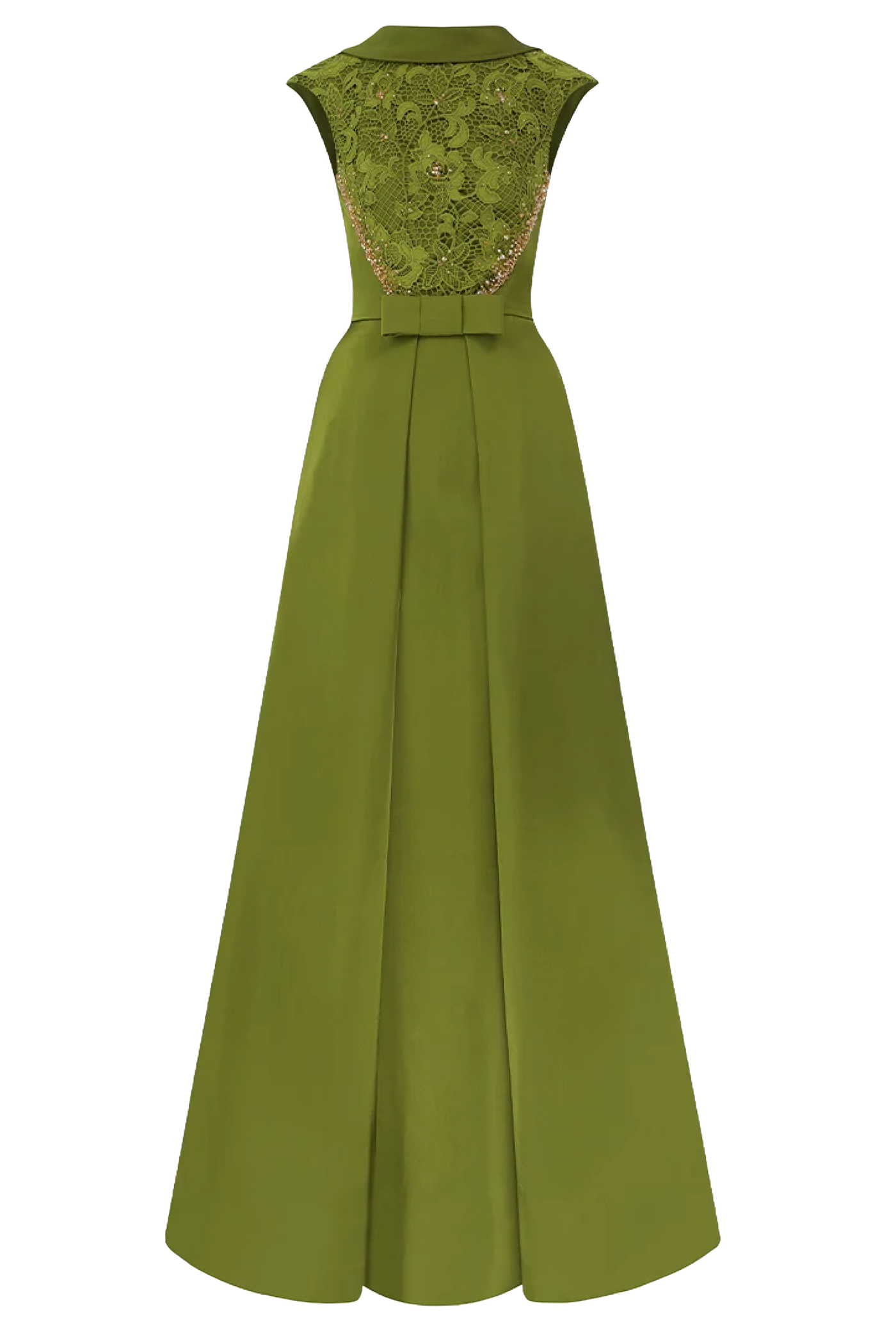 A-Line Dress with Deconstructed Collar
