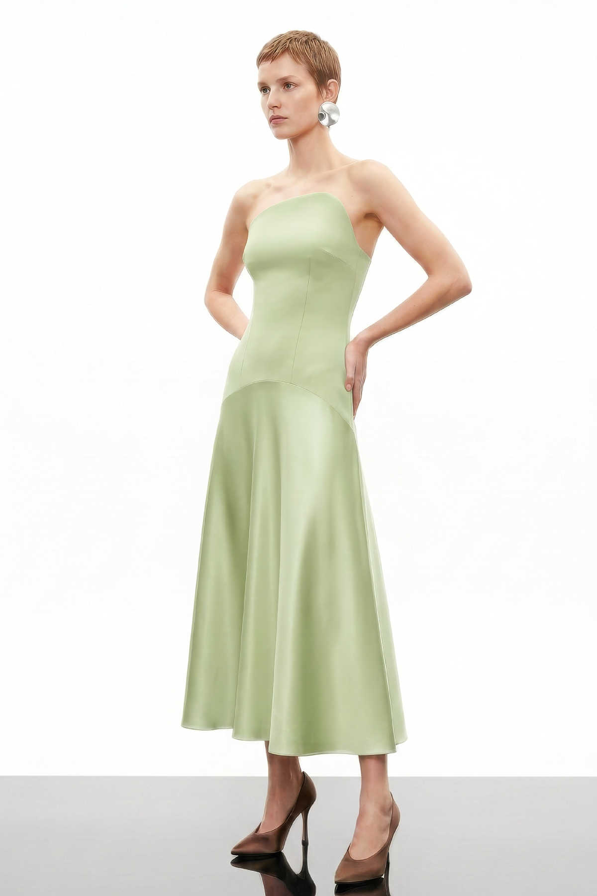 Edison Midi Dress in Sage
