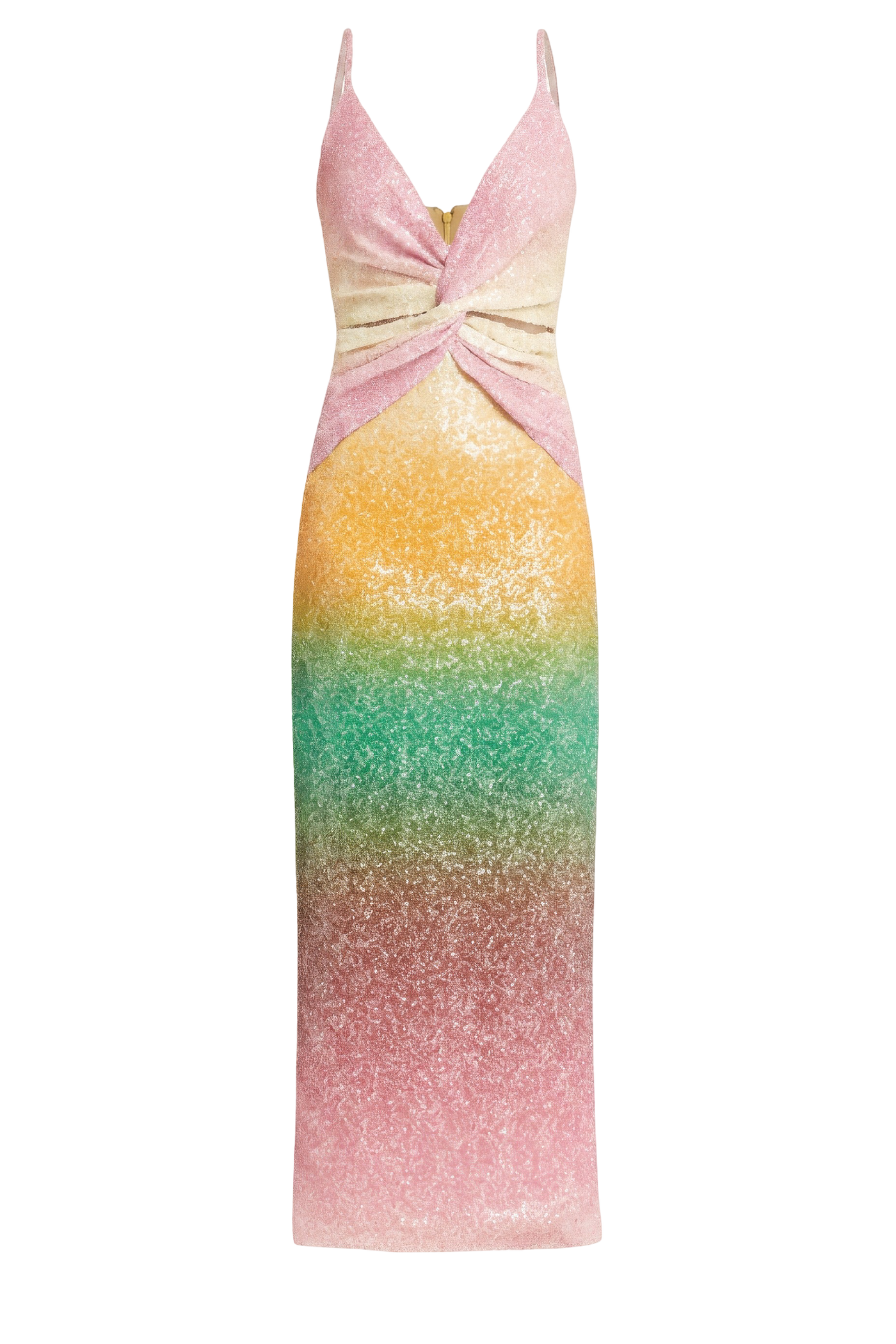 Melliora Sleeveless Sequin Ombre Dress