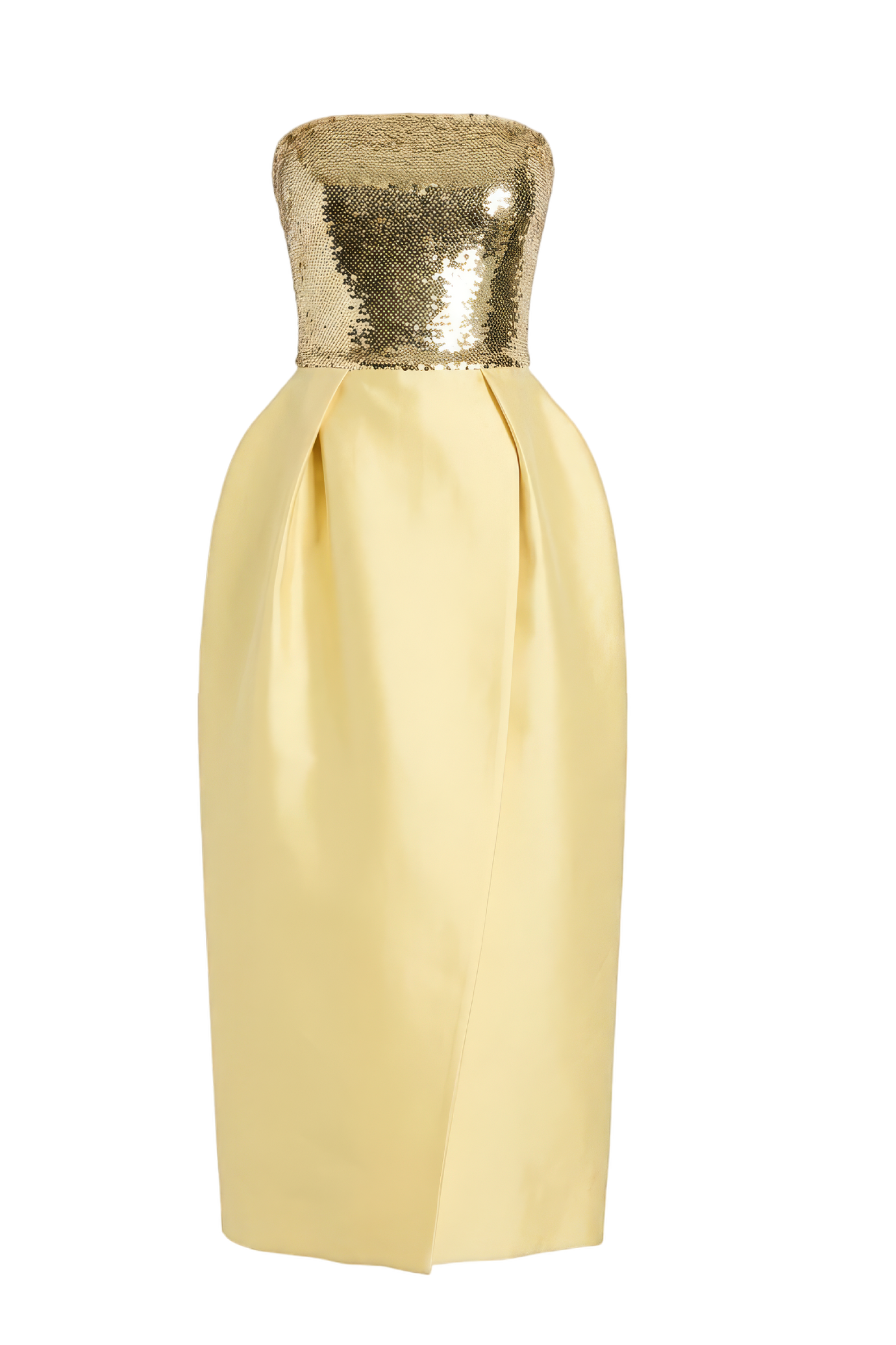Sequin Mikado Cocktail Dress