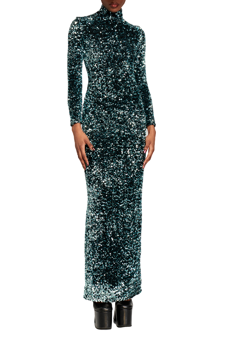 Solace London Azra Sequin Dress Alboushiya