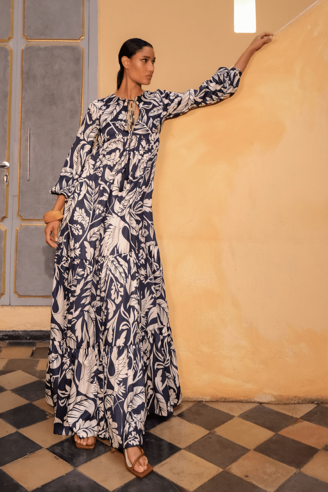 Alia Maxi Dress - ALBOUSHIYA - district 5 - dubai - riyadh - abaya - dresses - designers - evening wear - luxury - elegance - craftsmanship - gowns - cocktail dresses - collections - georges