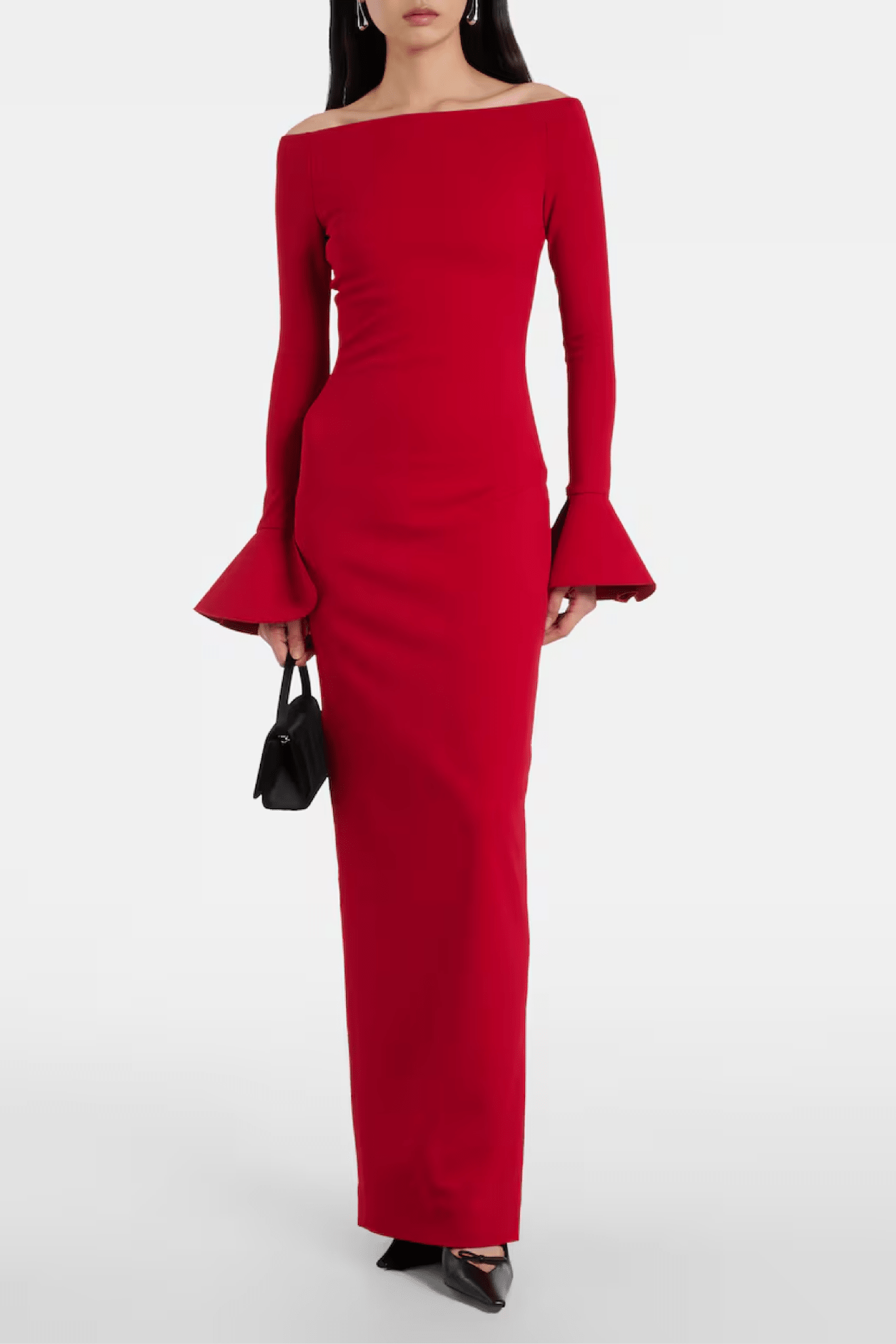 Anica Maxi Dress - ALBOUSHIYA - district 5 - dubai - riyadh - abaya - dresses - designers - evening wear - luxury - elegance - craftsmanship - gowns - cocktail dresses - collections - georges