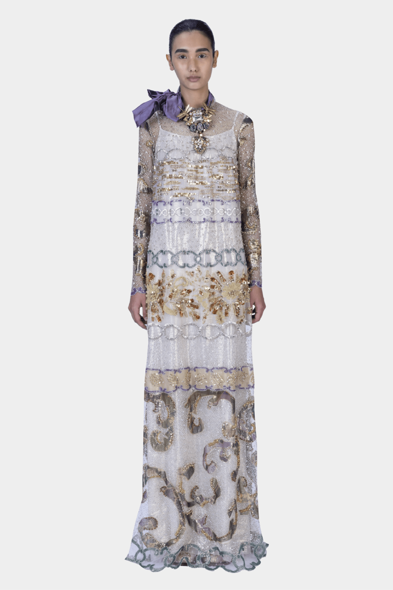 Gussel Dress - ALBOUSHIYA - district 5 - dubai - riyadh - abaya - dresses - designers - evening wear - luxury - elegance - craftsmanship - gowns - cocktail dresses - collections - georges