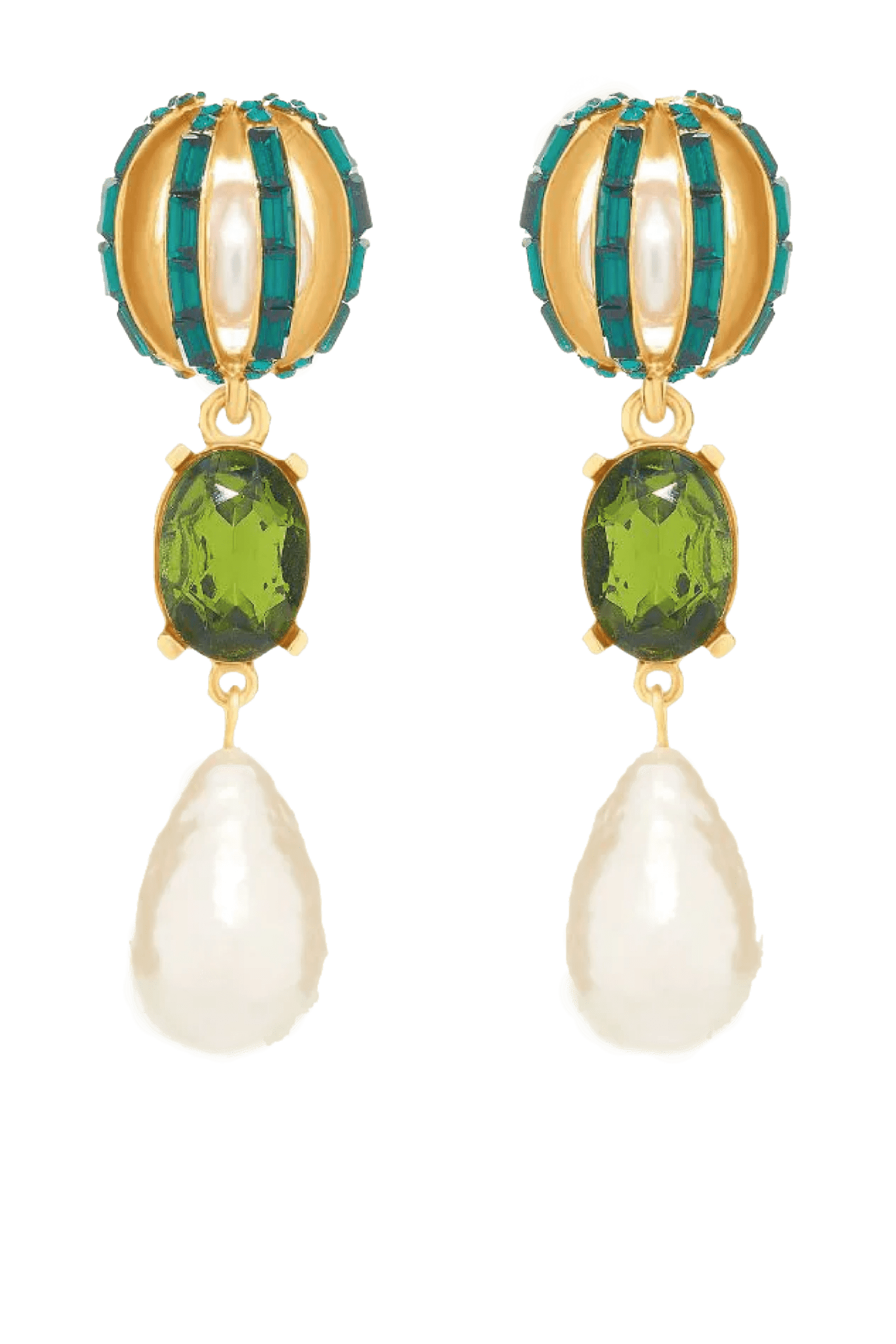 Orb Pearl Earring - ALBOUSHIYA - district 5 - dubai - riyadh - abaya - dresses - designers - evening wear - luxury - elegance - craftsmanship - gowns - cocktail dresses - collections - georges