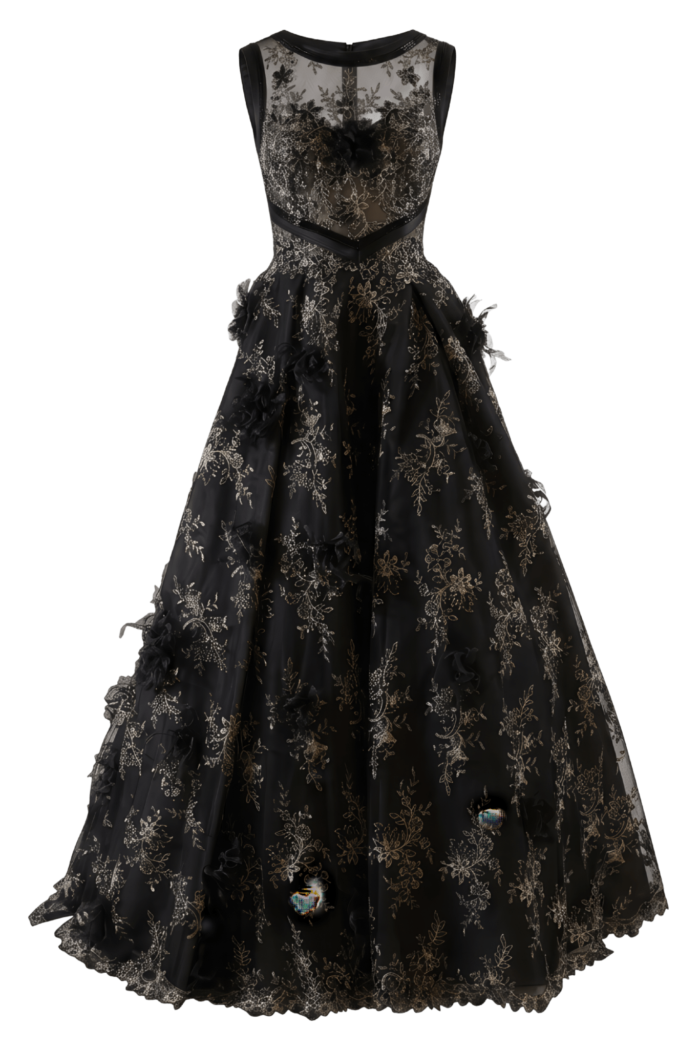 Scoop Back Ball Gown - ALBOUSHIYA - district 5 - dubai - riyadh - abaya - dresses - designers - evening wear - luxury - elegance - craftsmanship - gowns - cocktail dresses - collections - georges