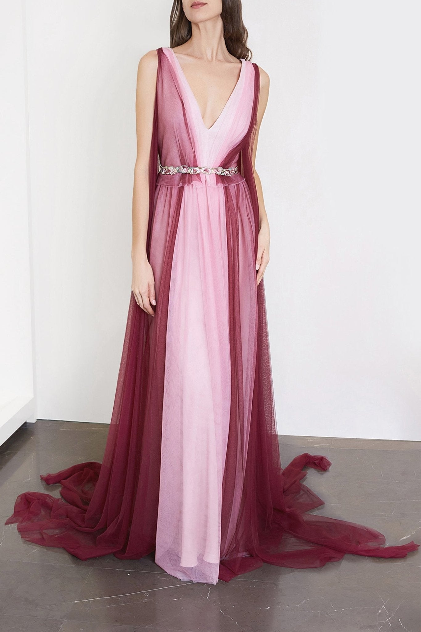 Tulle Gown - ALBOUSHIYA - district 5 - dubai - riyadh - abaya - dresses - designers - evening wear - luxury - elegance - craftsmanship - gowns - cocktail dresses - collections - georges