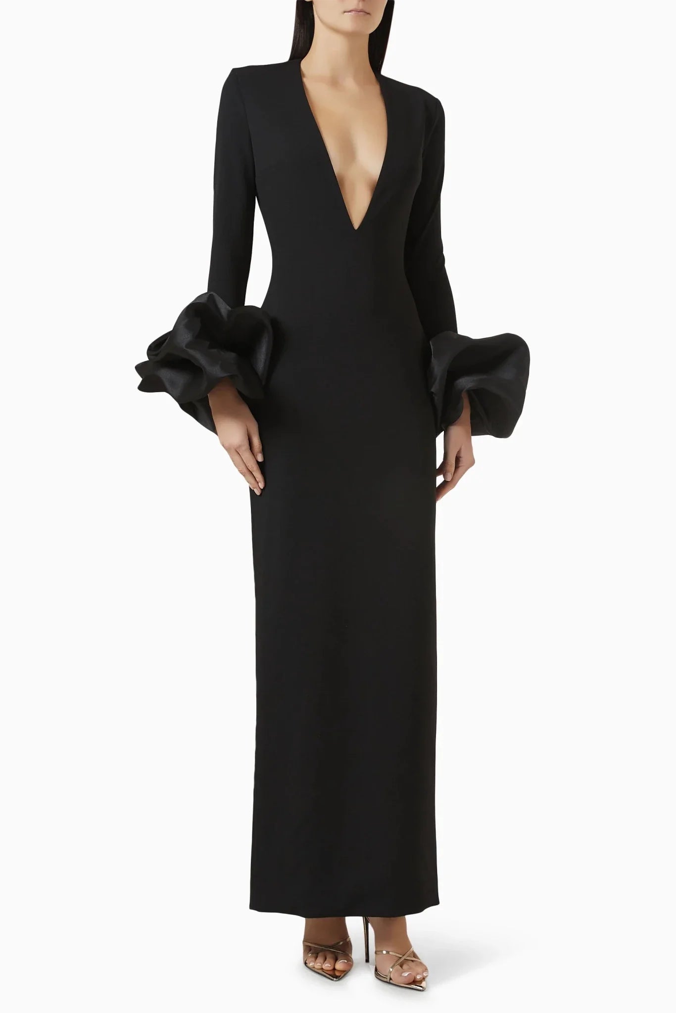 Valerie Maxi Dress - ALBOUSHIYA - district 5 - dubai - riyadh - abaya - dresses - designers - evening wear - luxury - elegance - craftsmanship - gowns - cocktail dresses - collections - georges