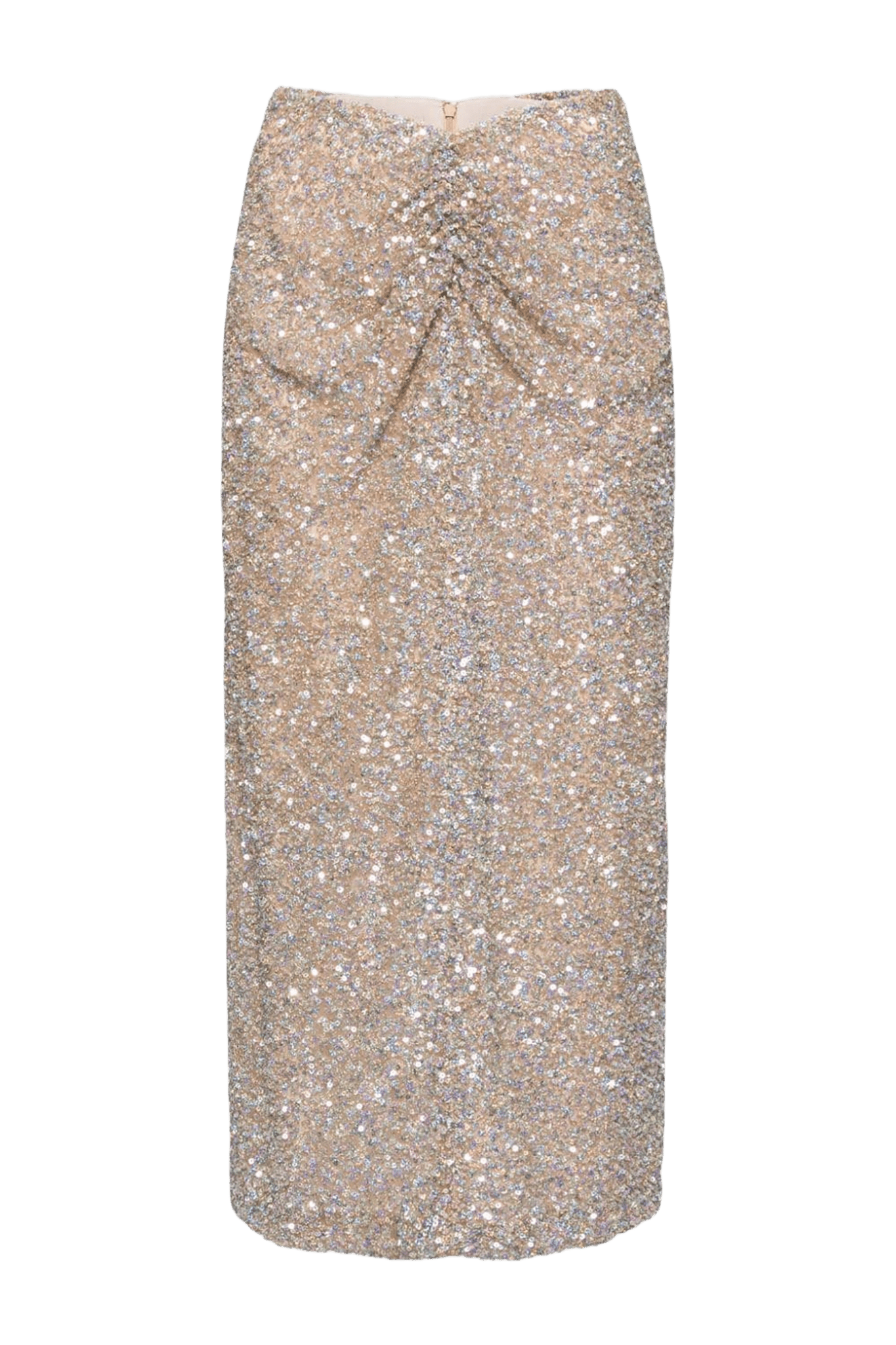 Zuri Ruched Sequined Midi Skirt - ALBOUSHIYA - district 5 - dubai - riyadh - abaya - dresses - designers - evening wear - luxury - elegance - craftsmanship - gowns - cocktail dresses - collections - georges