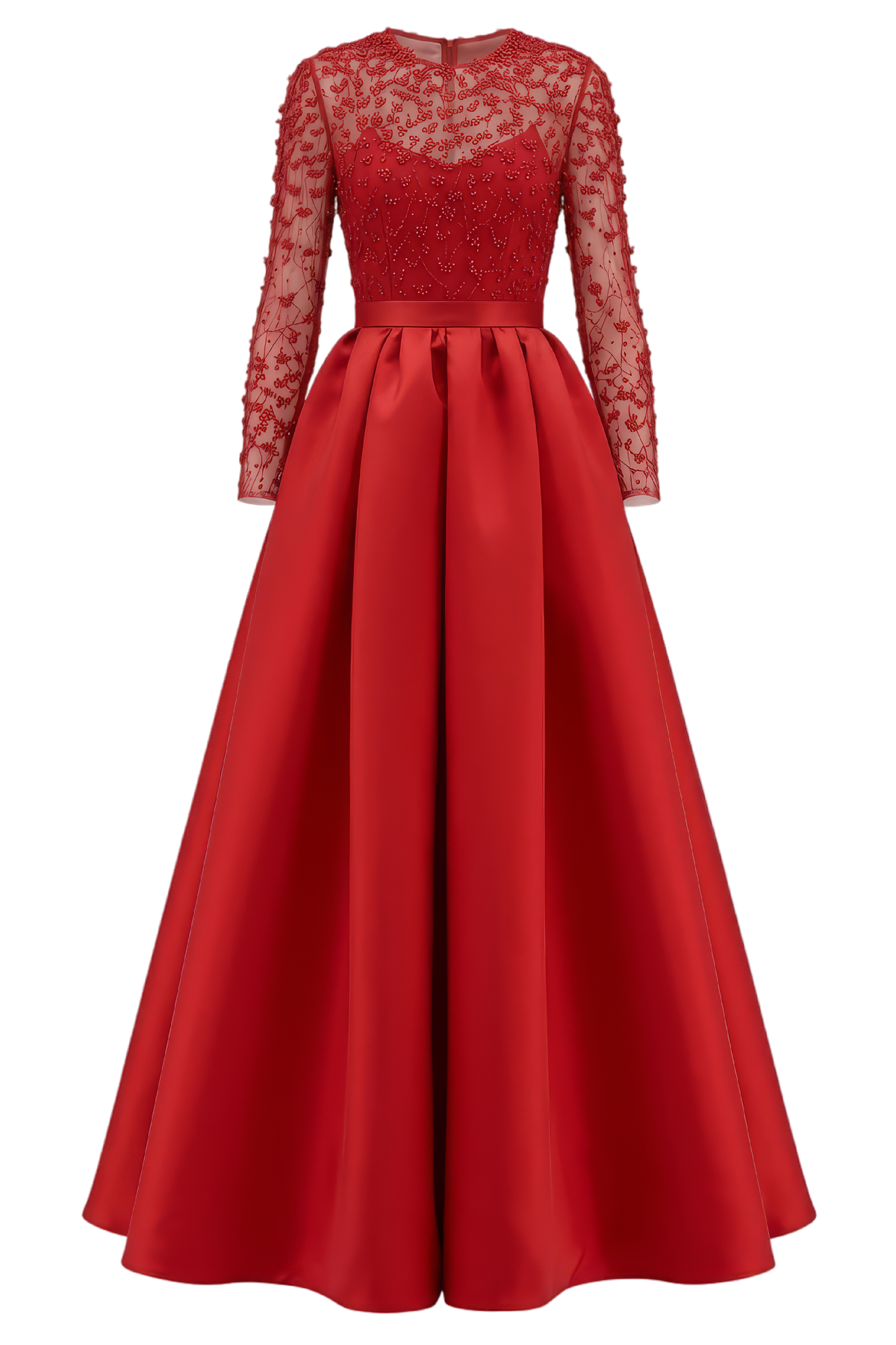 Eloise Red Douchesse Gown