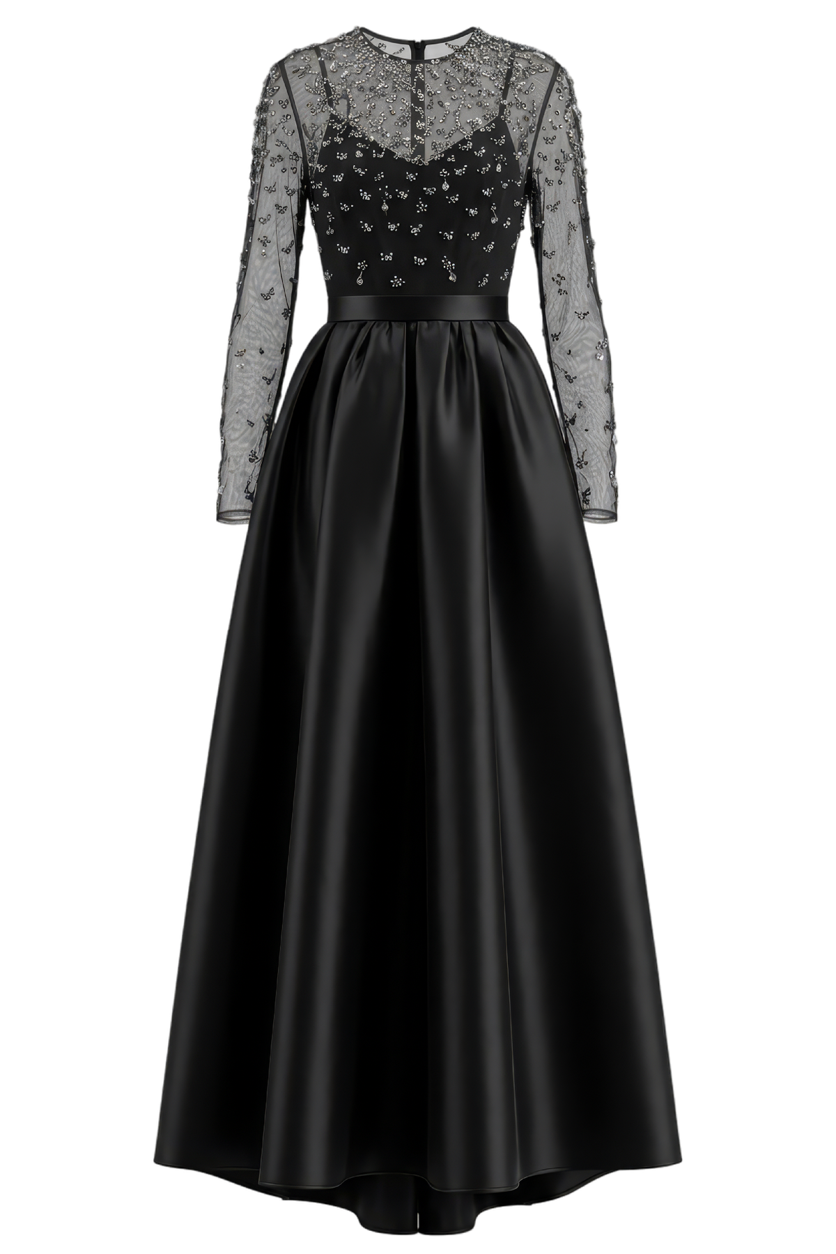 Eloise Black Douchesse Gown