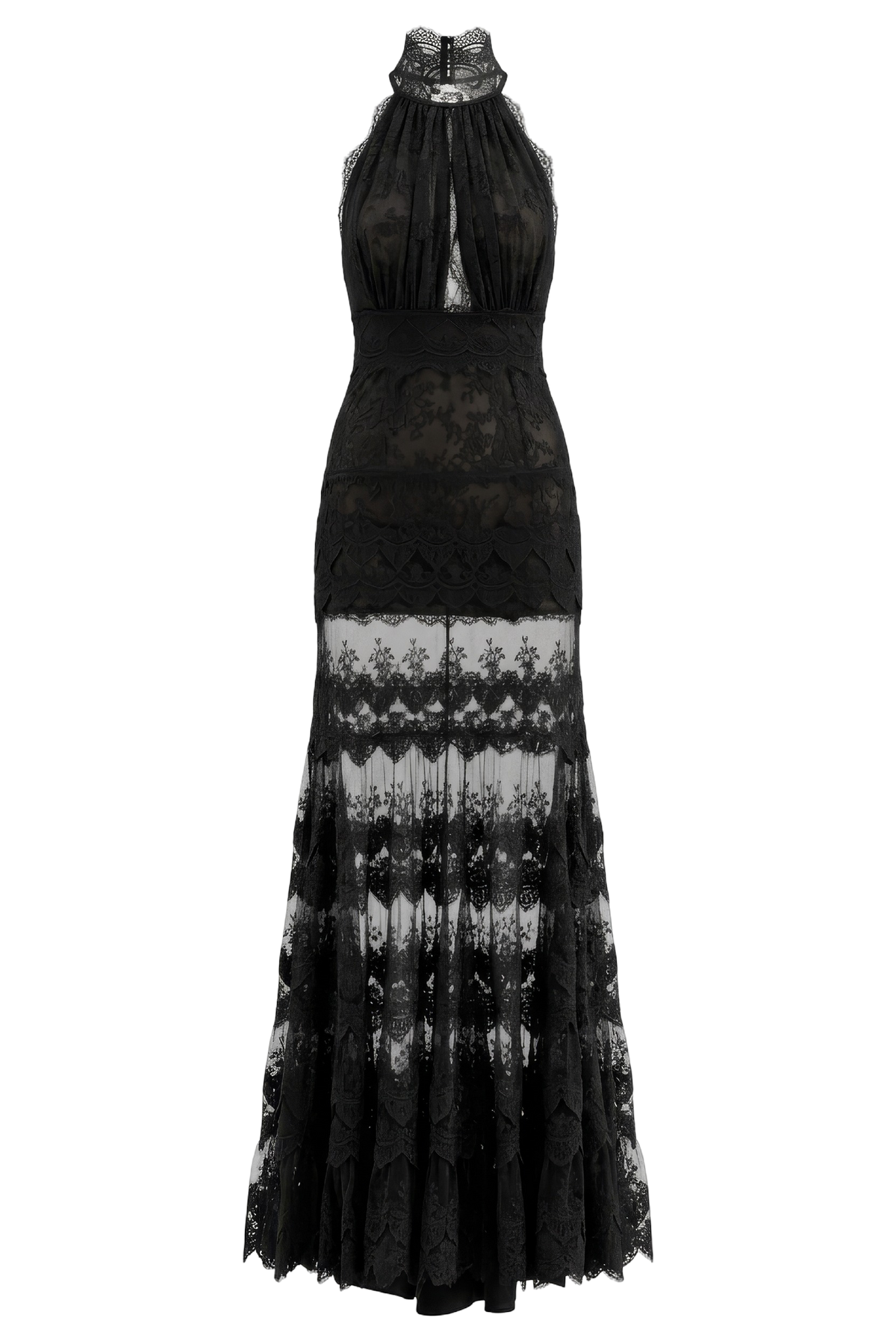 Chiffon & Lace Gown