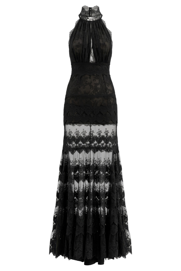Chiffon & Lace Gown