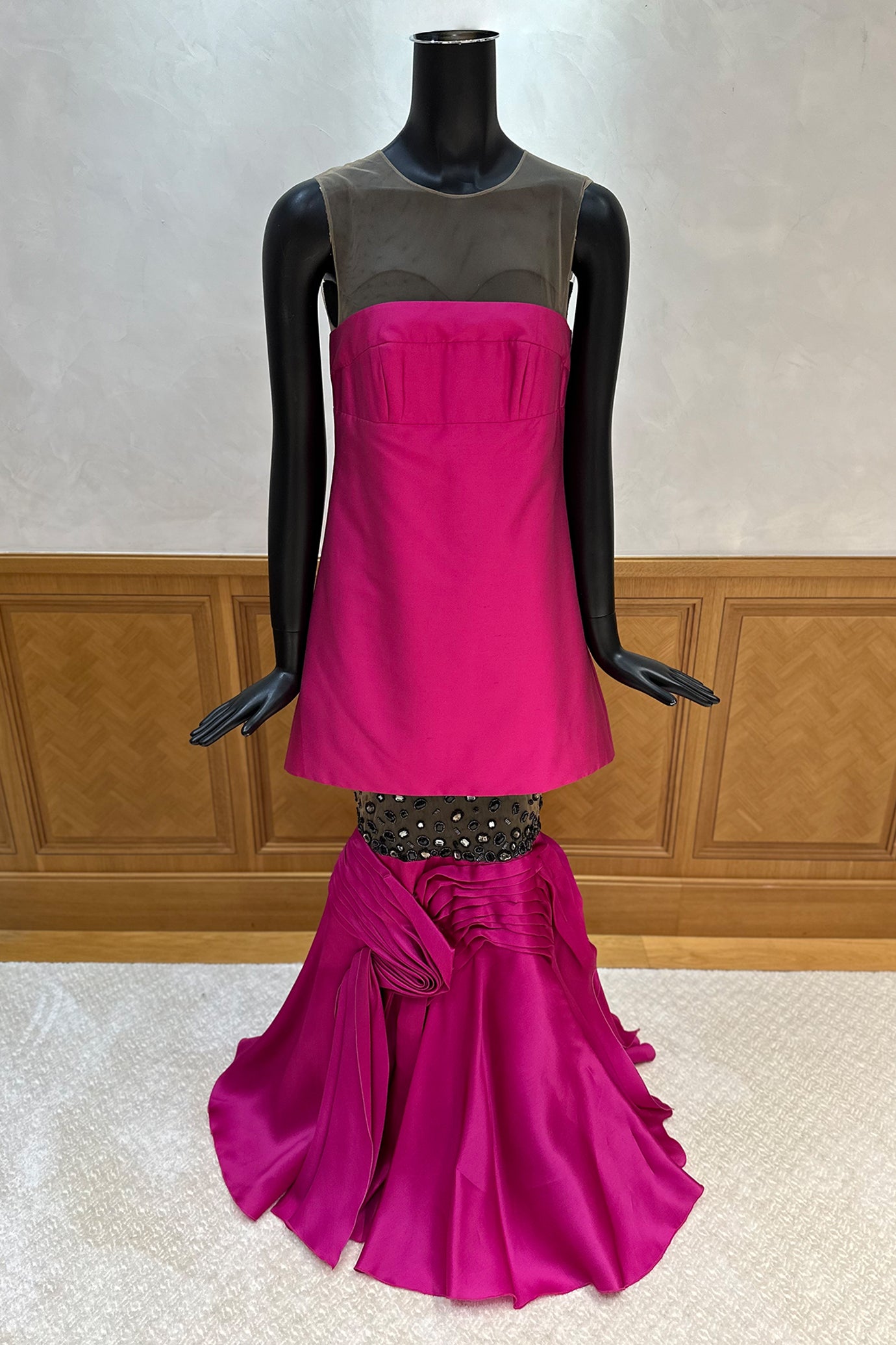 Mermaid Fuschia Dress