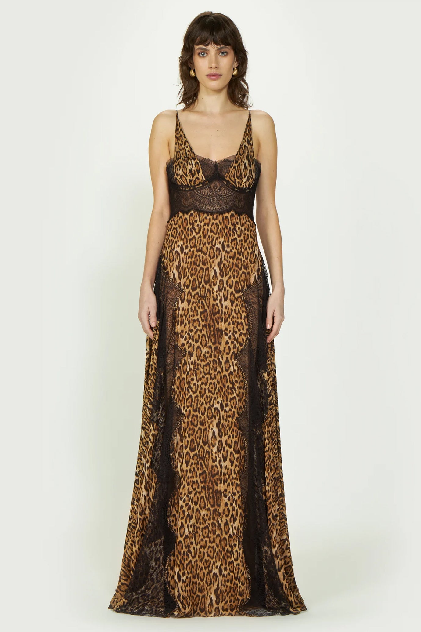 Kaja Leopard Print Gown