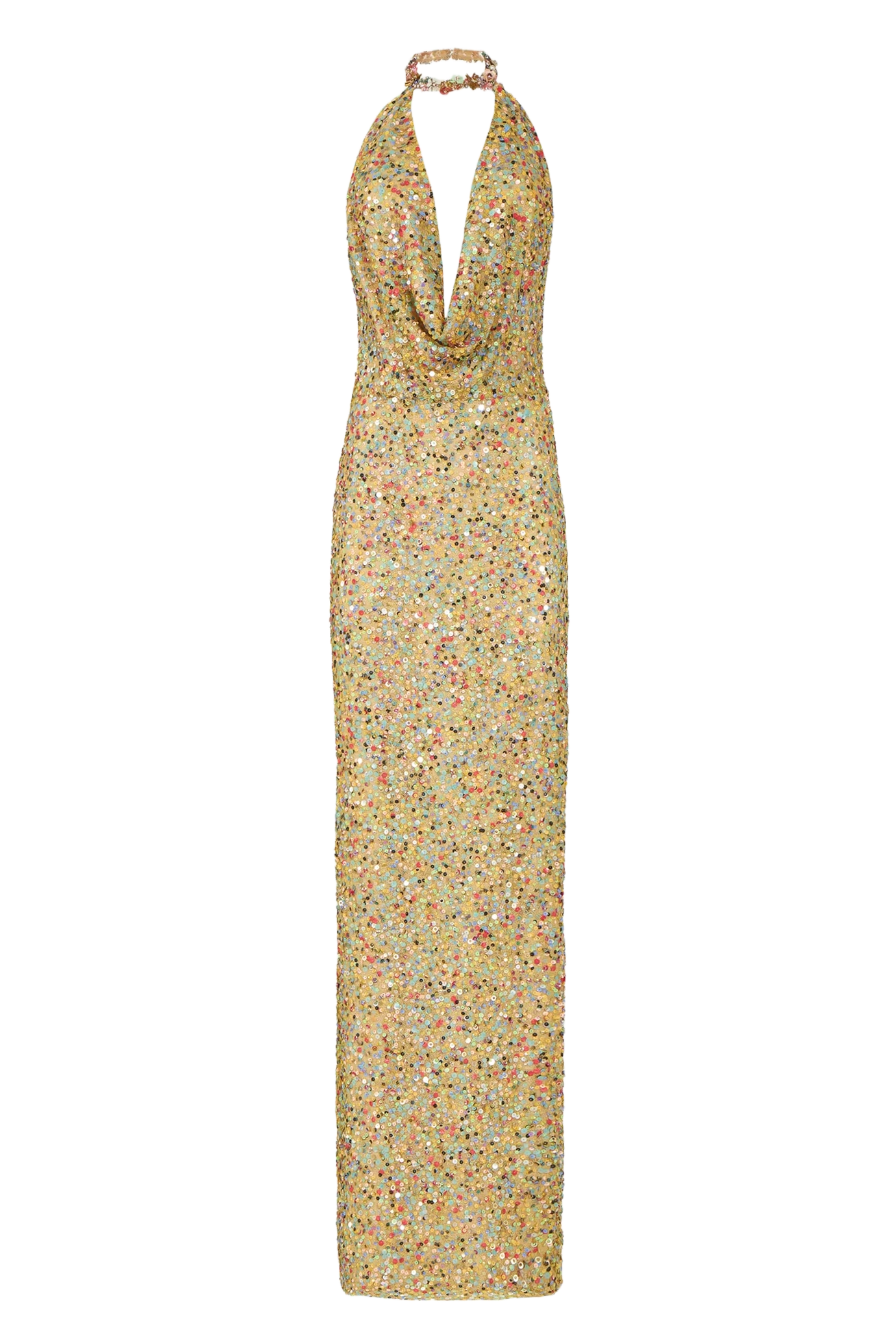 Simona Sequin Medley Gown