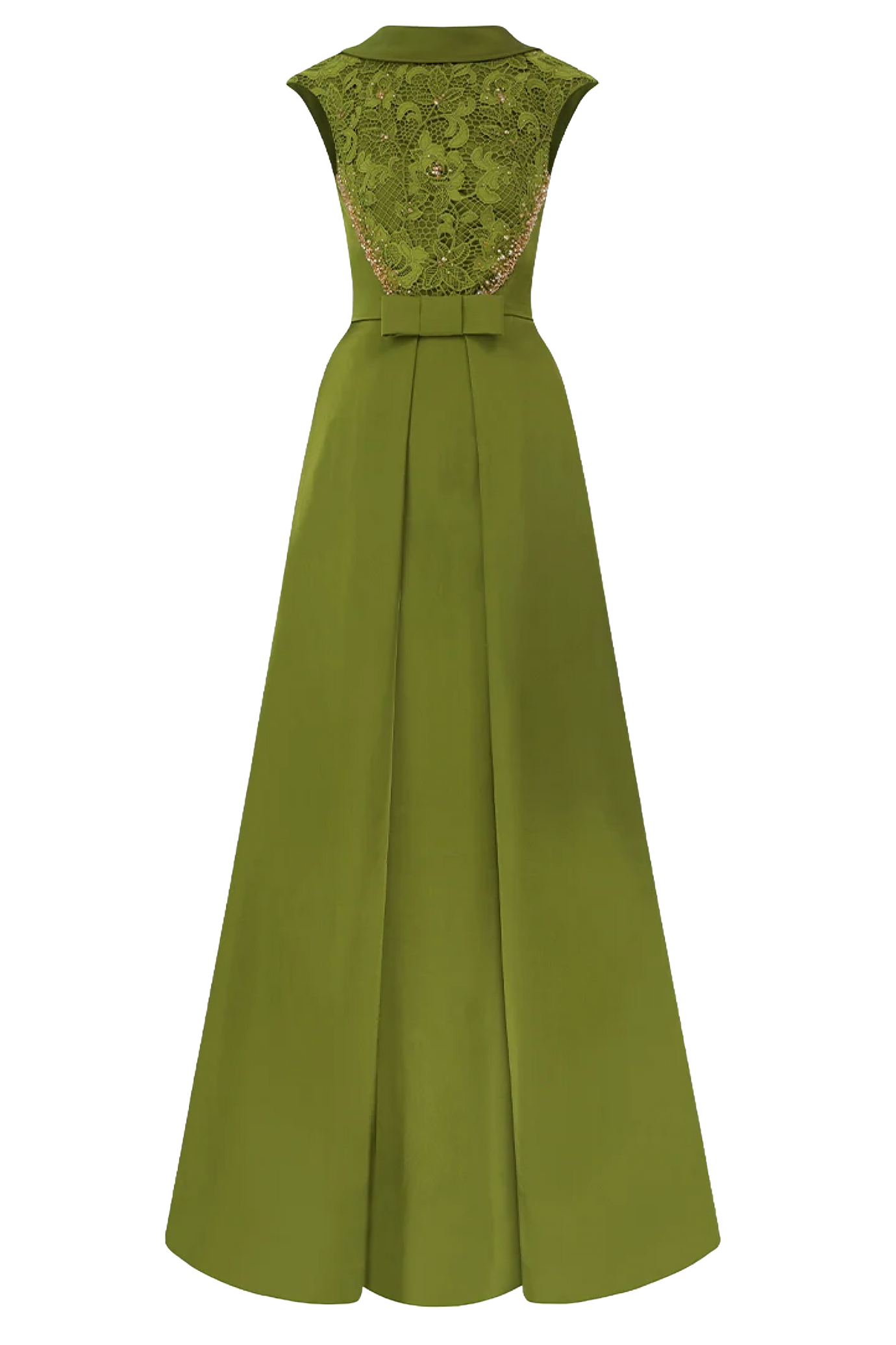 A-Line Dress with Deconstructed Collar