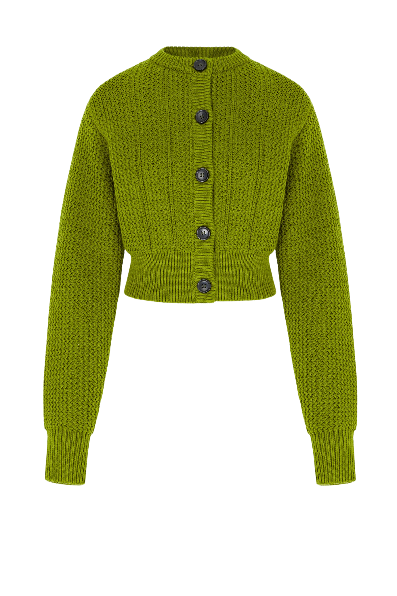 Albert Knit In Green Cashfeel