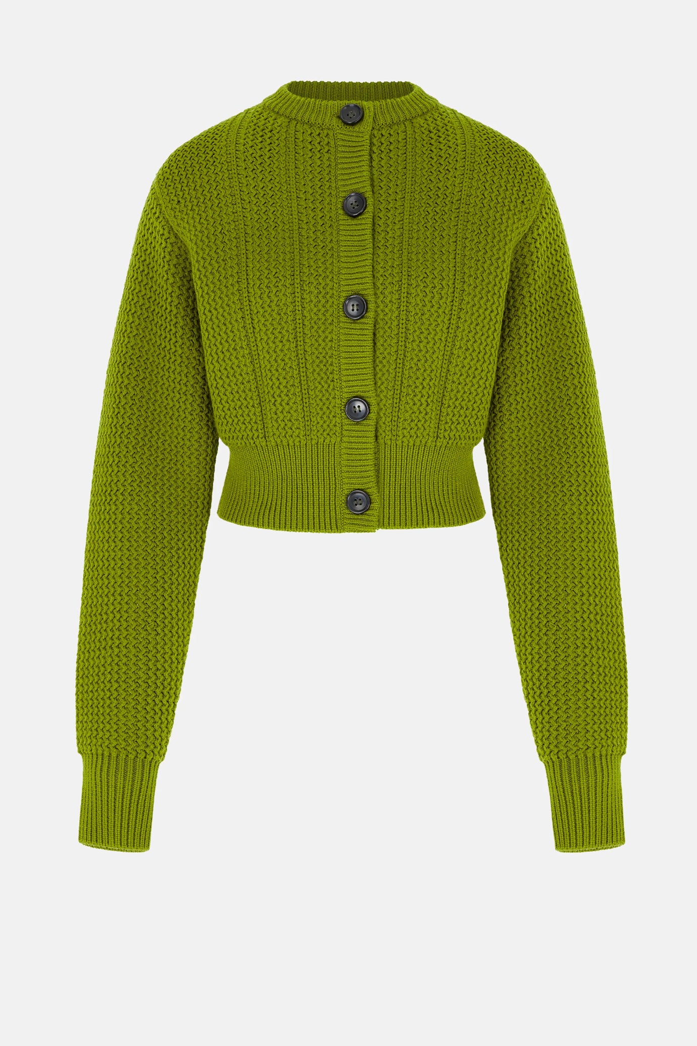 Albert Knit In Green Cashfeel