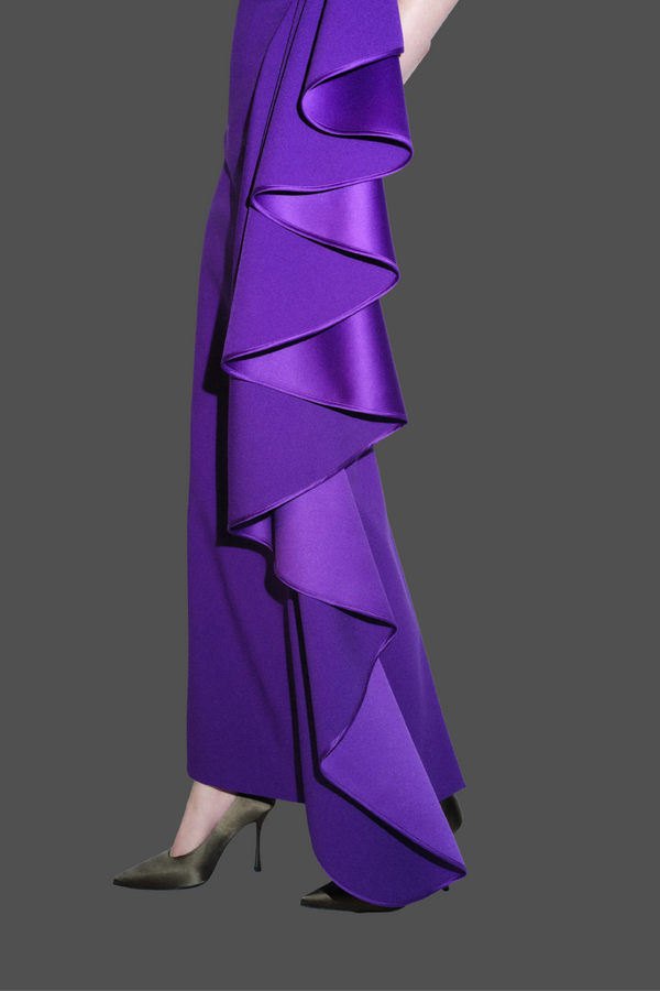 Andress Maxi Dress in Deep Orchid