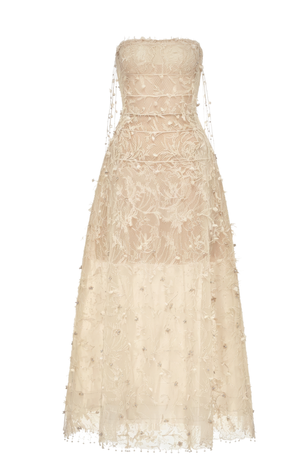 Floral String Maxi Dress