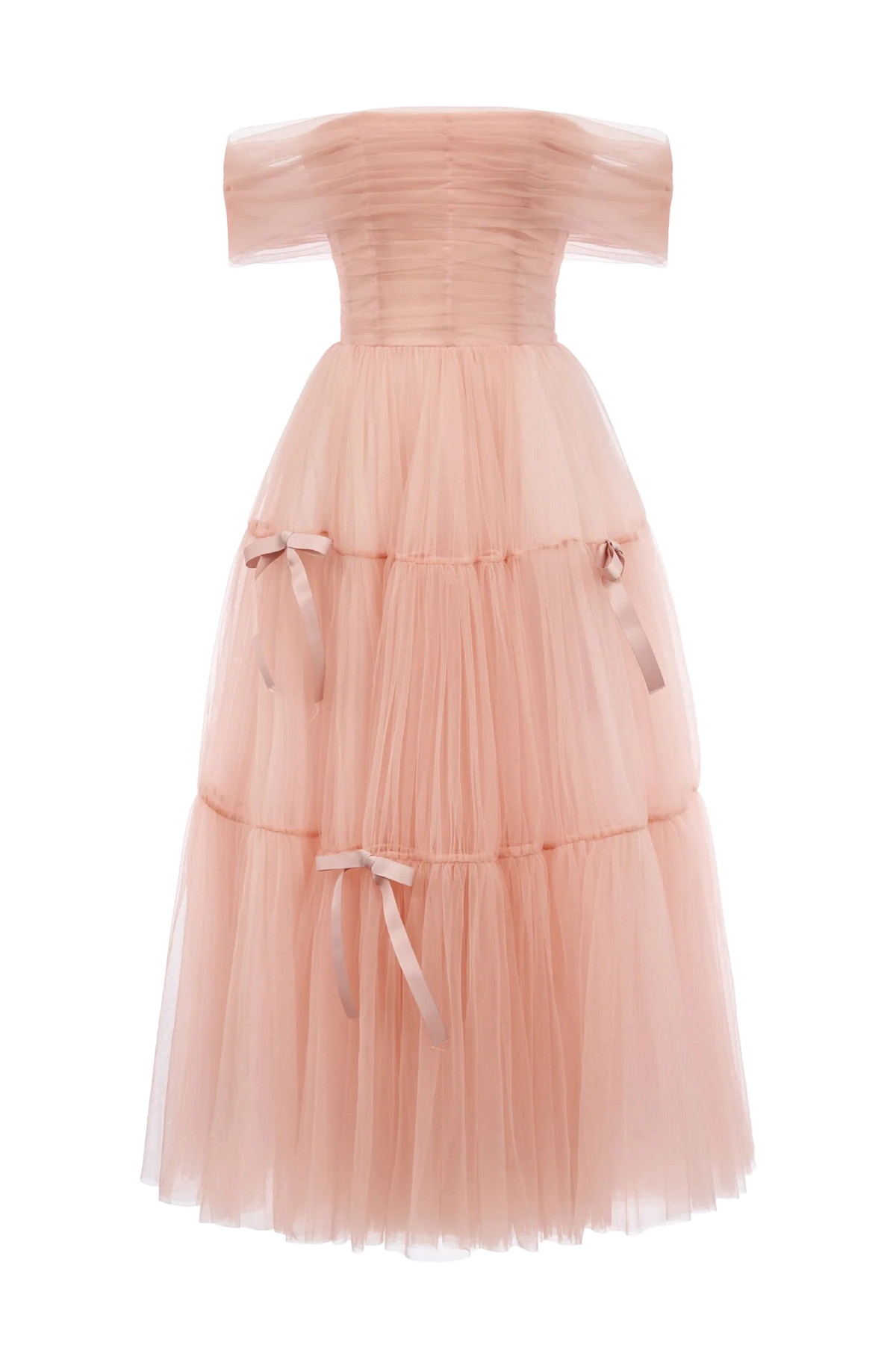Bow-Tie Tulle Dress