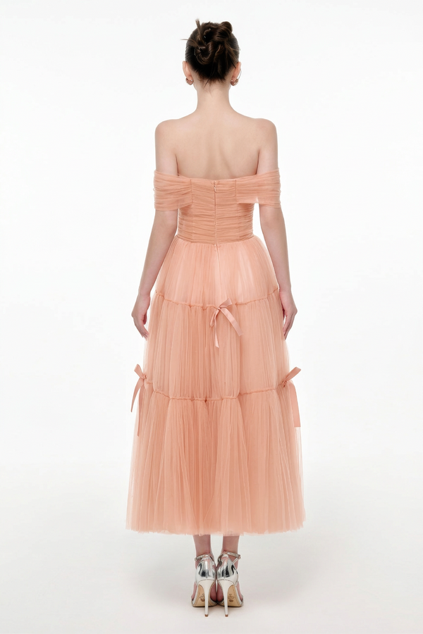 Bow-Tie Tulle Dress