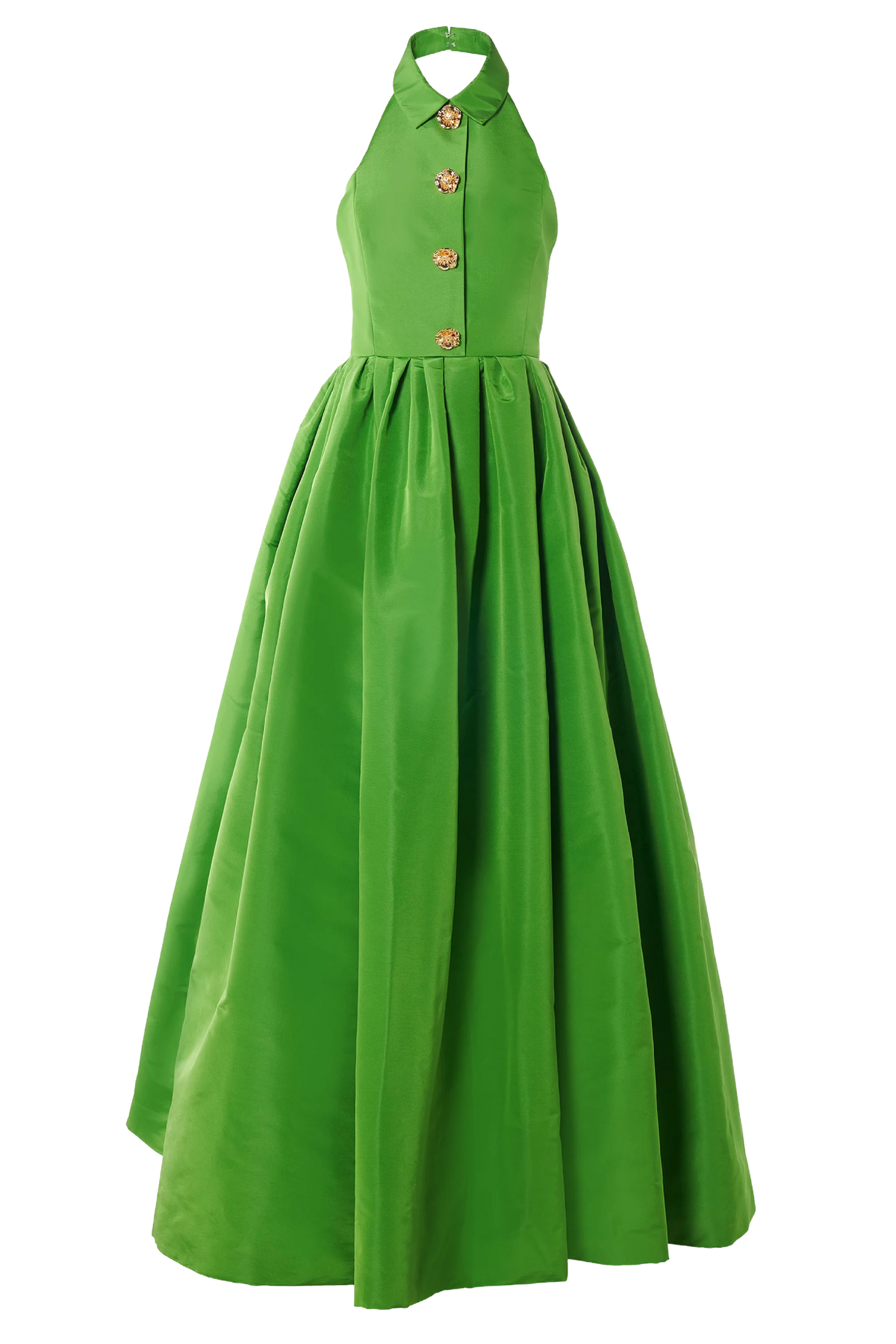 Collared Halterneck Gown
