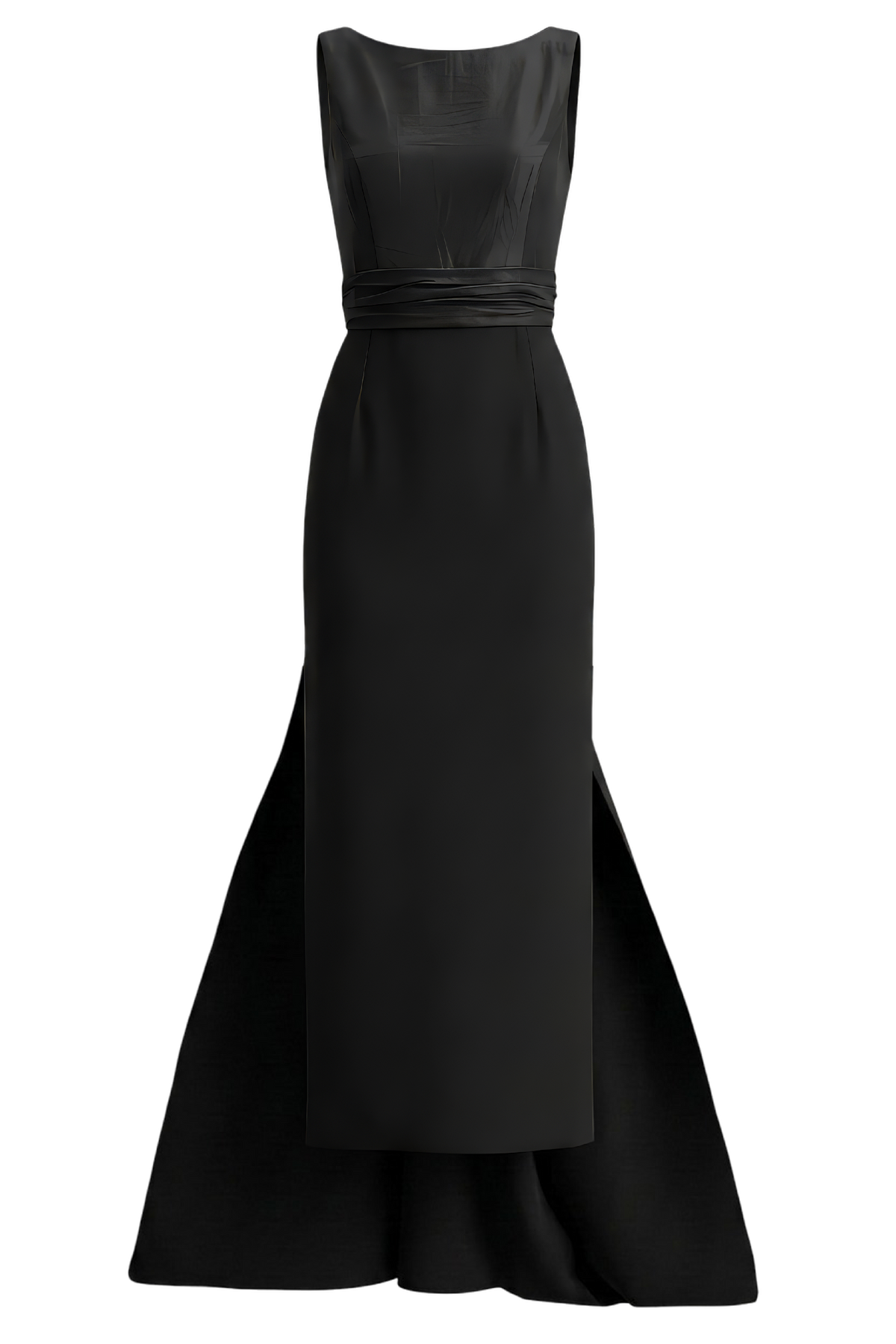 Column Gown with Back Bow