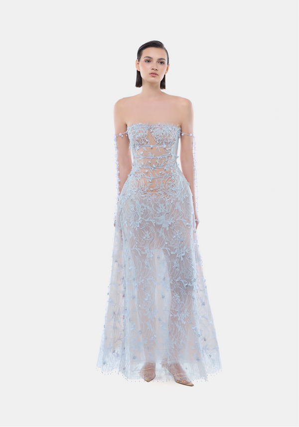 Floral String Maxi Dress