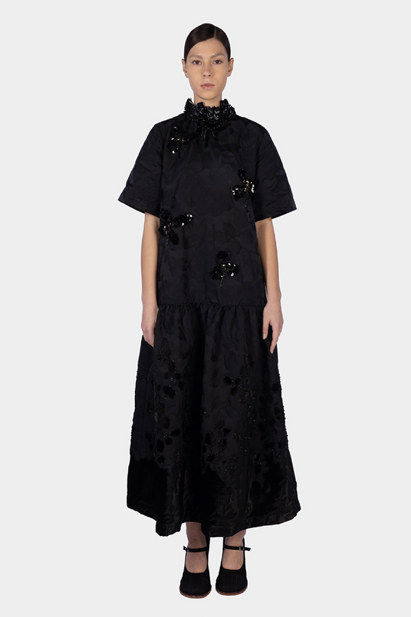 Leila Lamé Dress