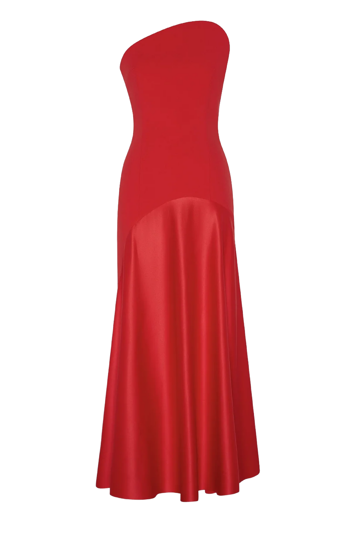 Edison Midi Dress in Red