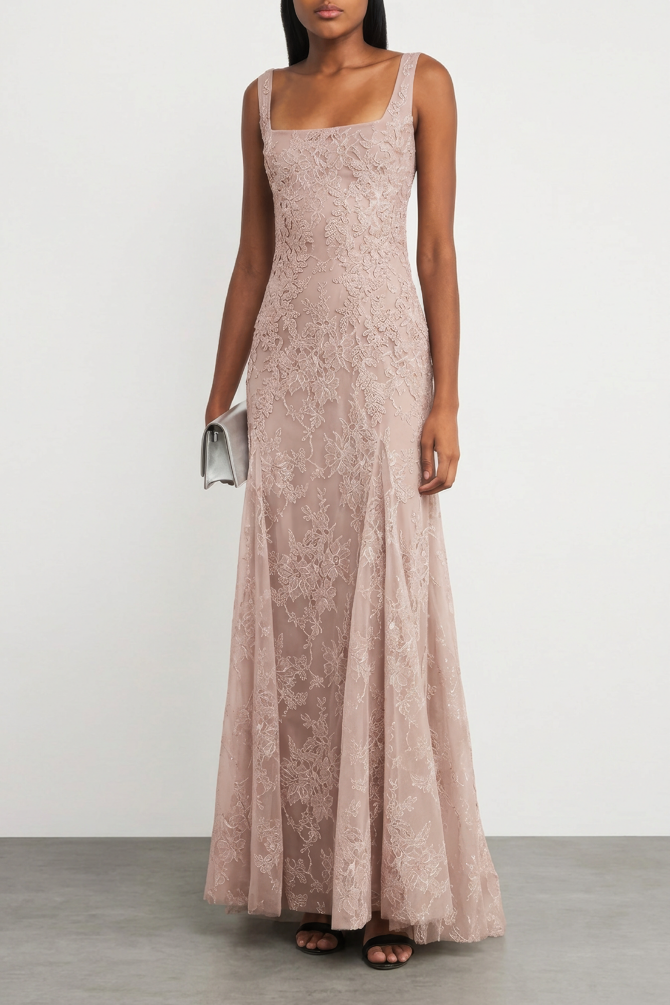Elysia Lace Embellished Gown
