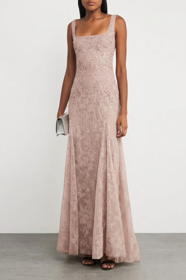 Elysia Lace Embellished Gown