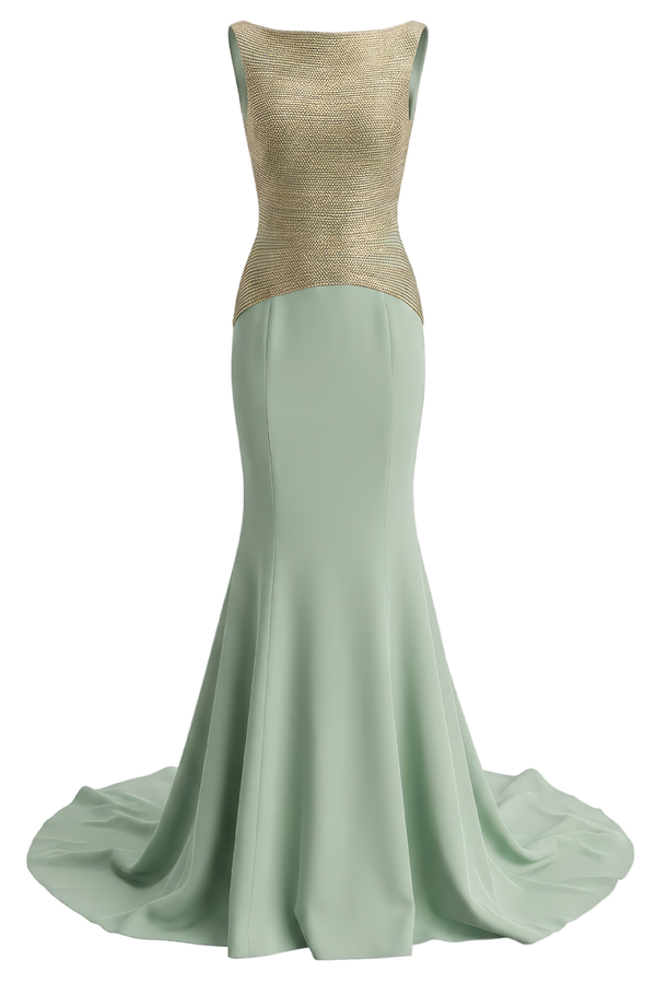 Mint Mirae Crepe Dress