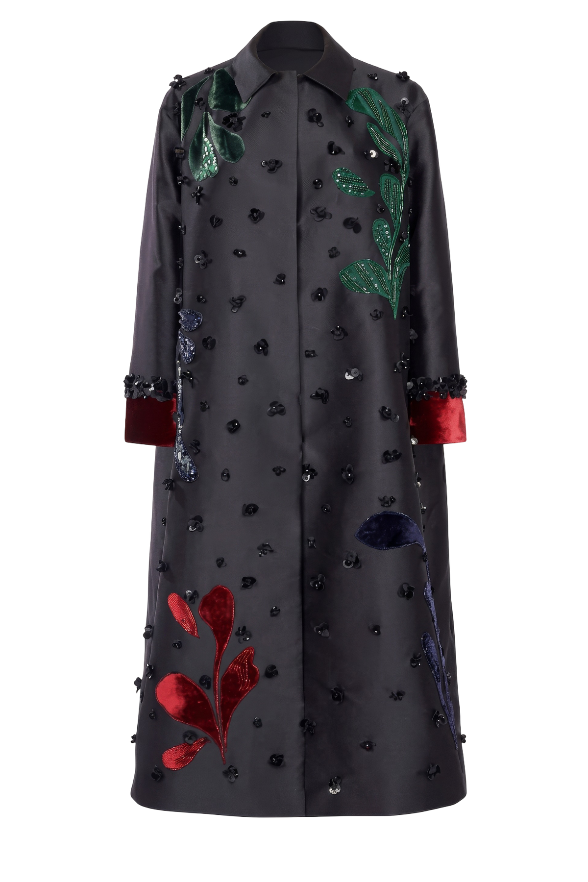 Hera Taffeta A-Line Coat