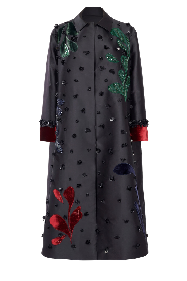 Hera Taffeta A-Line Coat