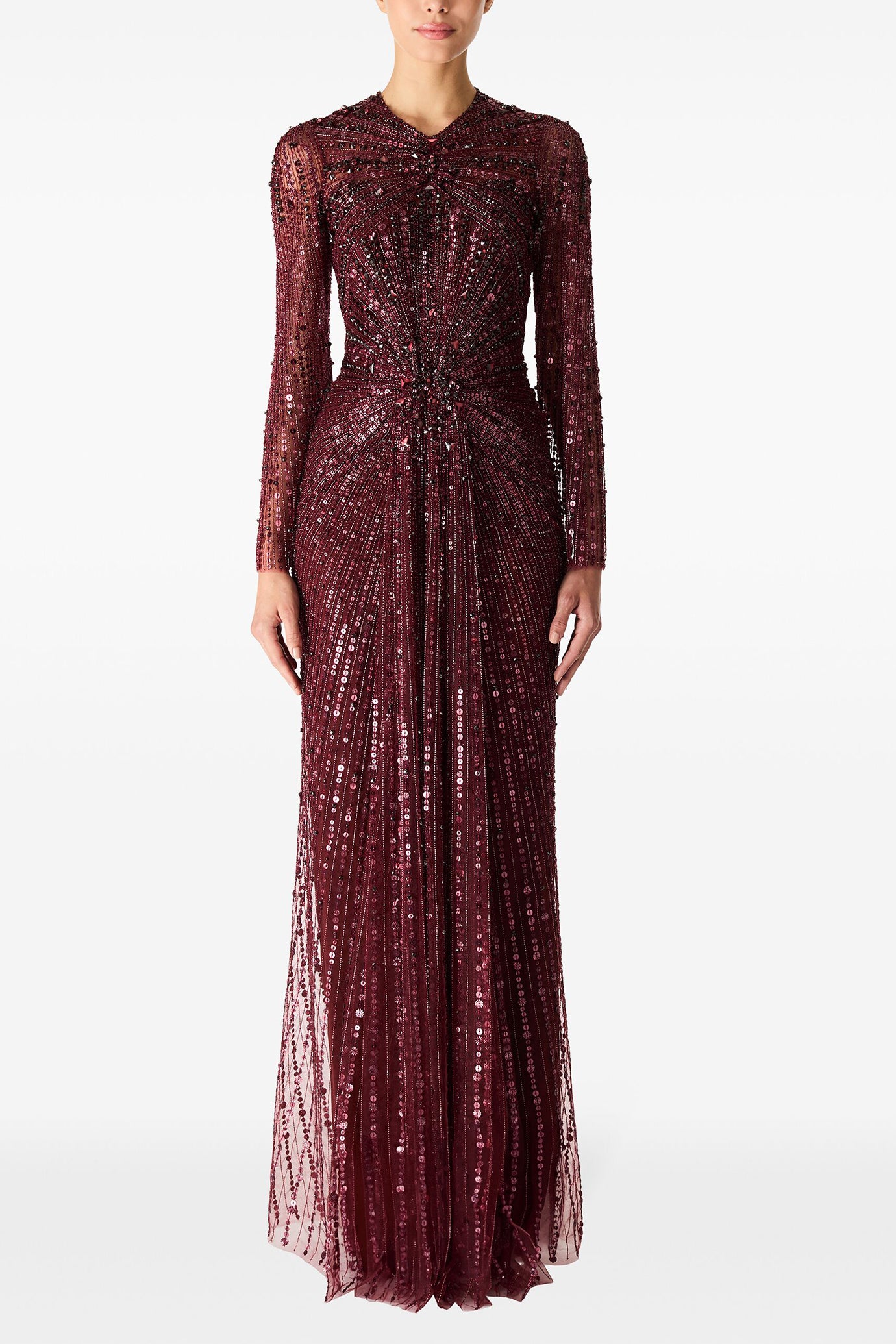 Anja Sequin-Embellished Gown