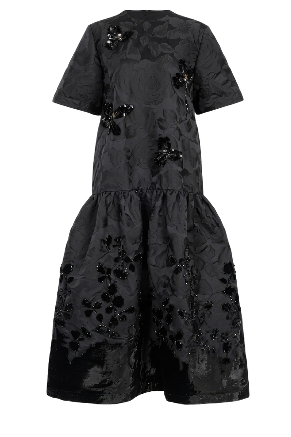 Leila Lamé Dress