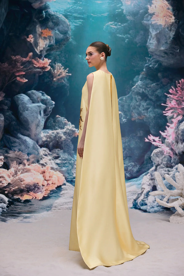 Lysandra Royal Taffeta Dress