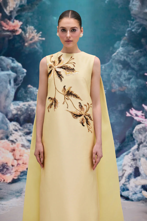 Lysandra Royal Taffeta Dress