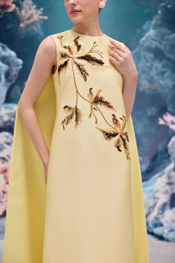Lysandra Royal Taffeta Dress