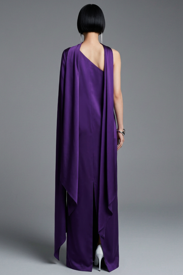 Newman Maxi Dress in Deep Orchid
