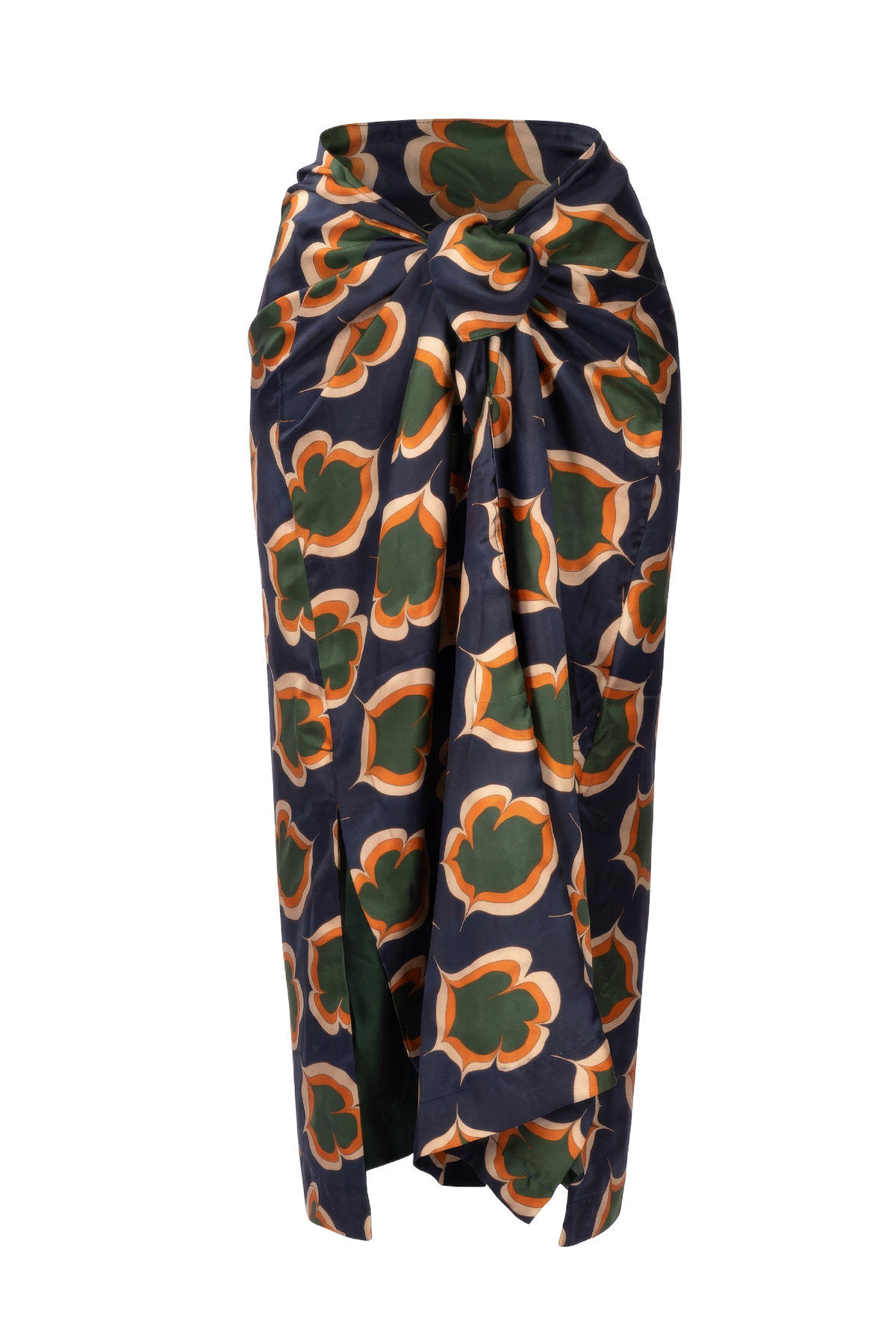 Nuri Twill Print Sarong Skirt