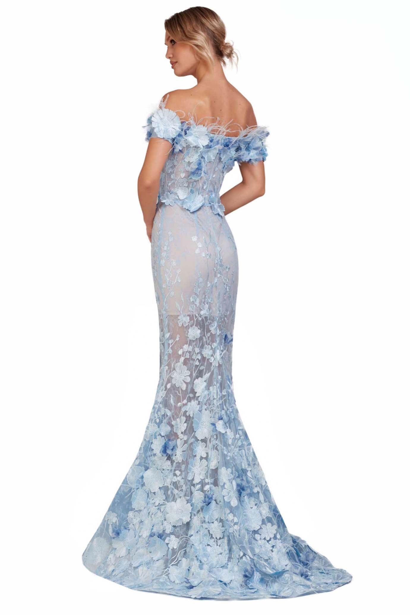 Off-Shoulder Mermaid Gown