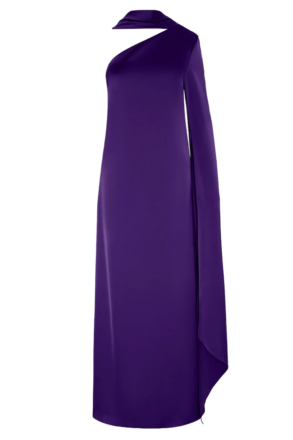 Newman Maxi Dress in Deep Orchid