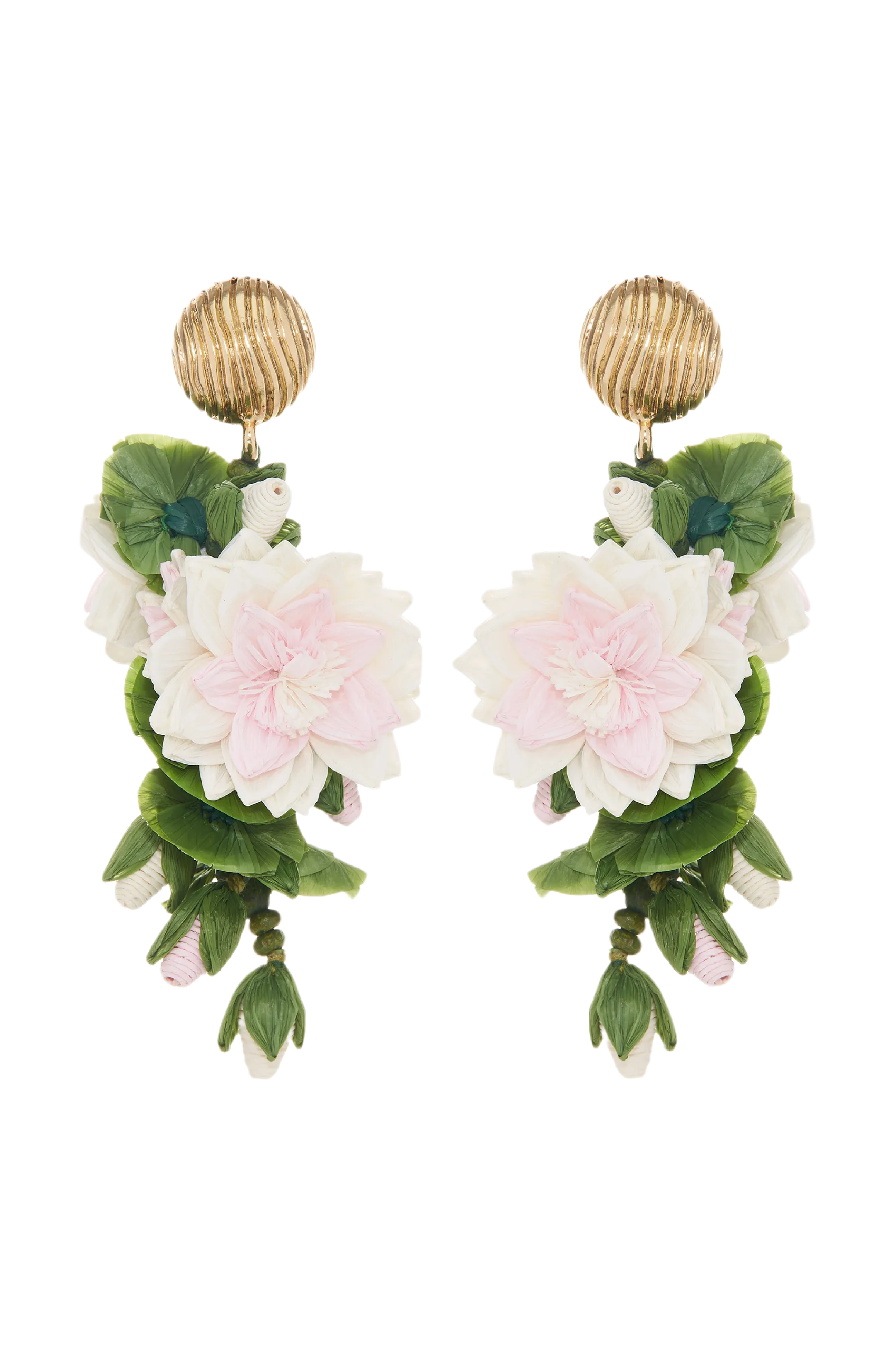 Oscar de la 2024 renta flower earrings