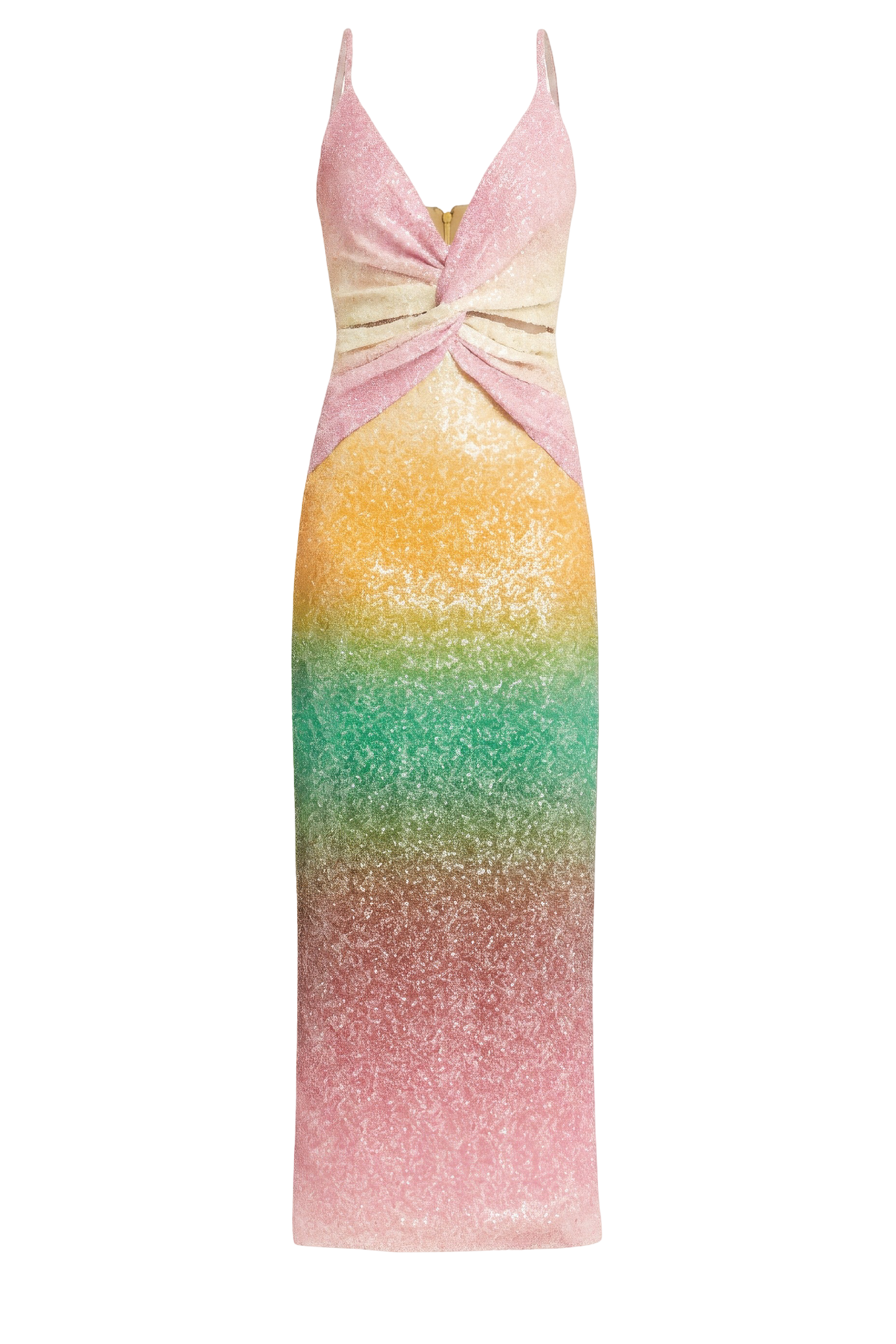 Melliora Sleeveless Sequin Ombre Dress