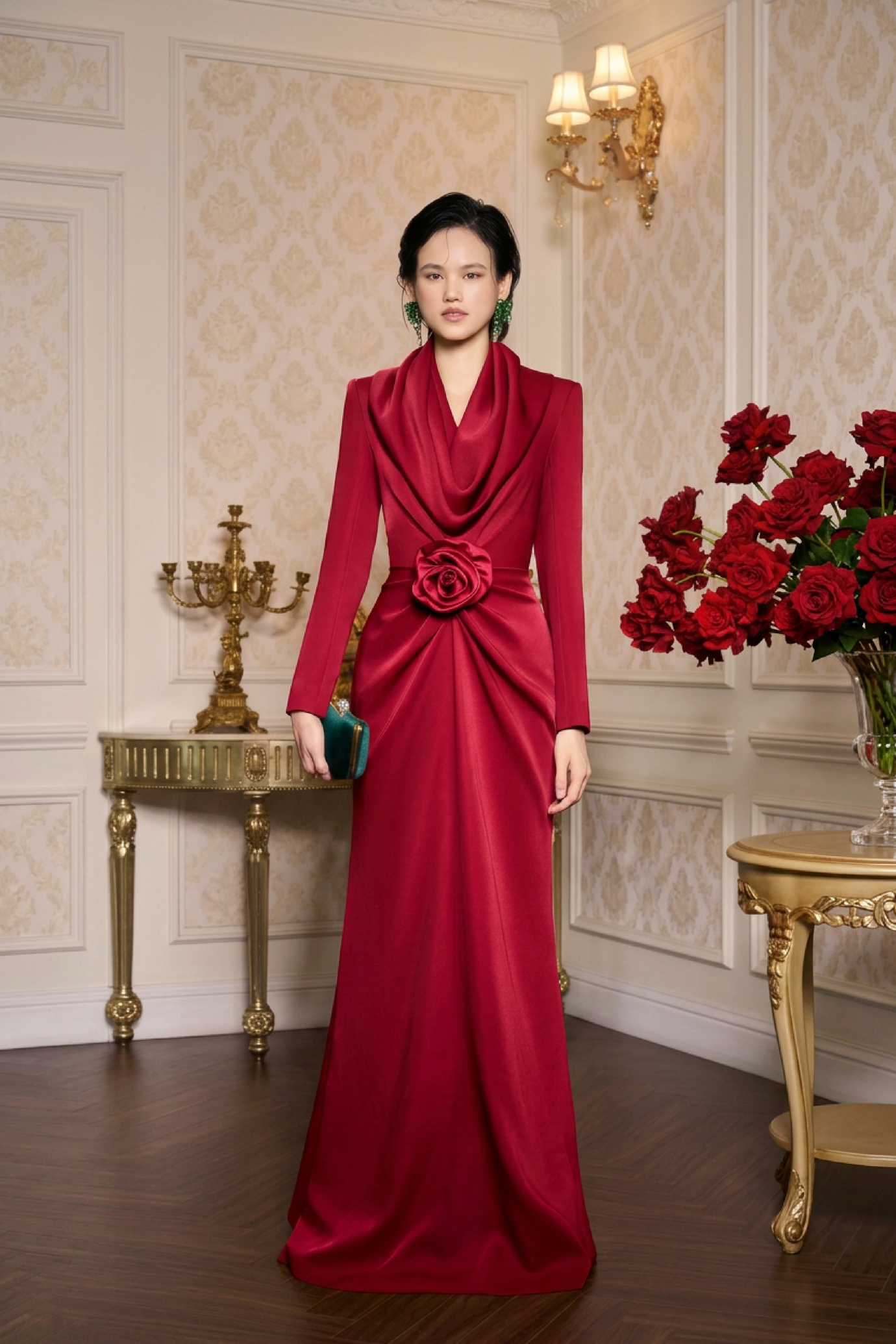 Draped Gown