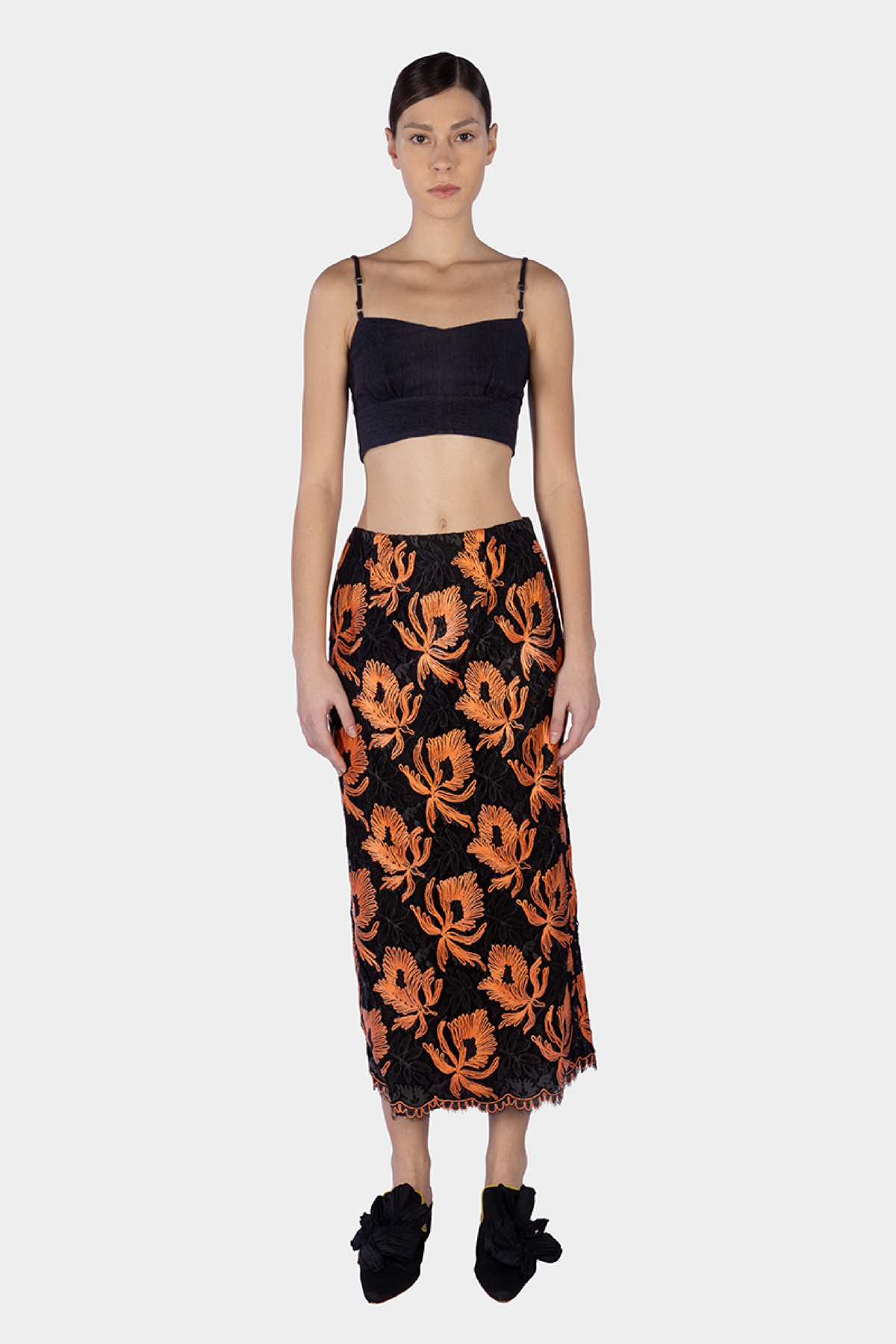 Nirva Cord Lace Skirt